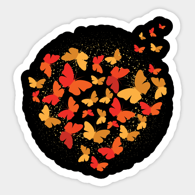 Love Butterfly Sticker by shirtsyoulike